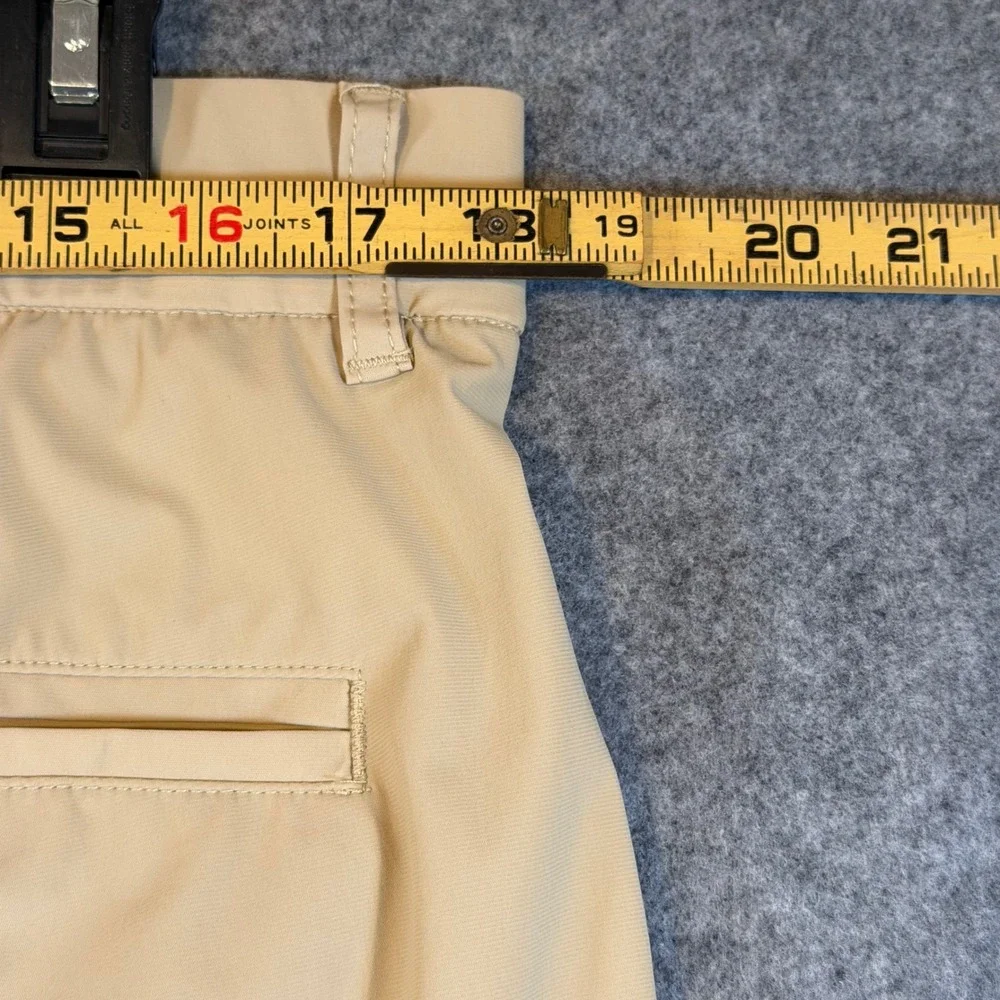MAELREG Proflex Golf Pants Mens 36x30 Khaki Tan Stretch Athletic Performance